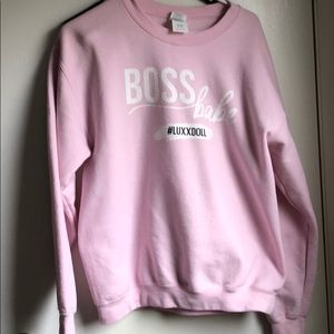 Boss Babe crew sweater